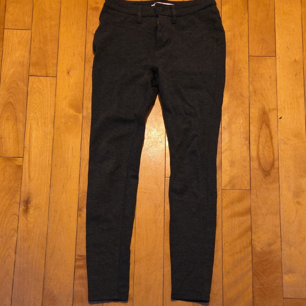 LC Lauren Conrad Charcoal High Rise Super Skinny Pants